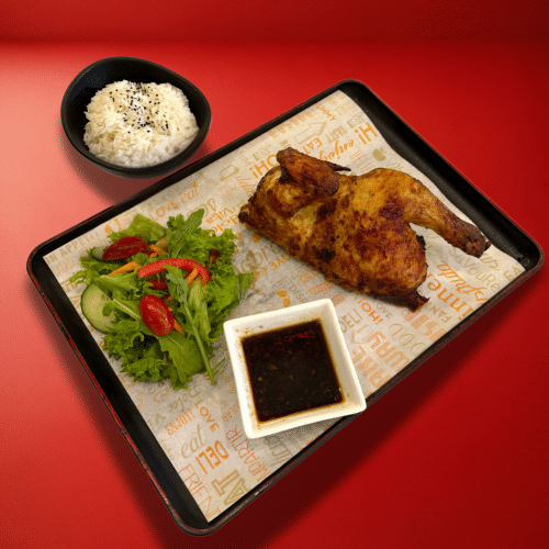 Gegrilltes 1/2 Hähnchen Halong Bay Style