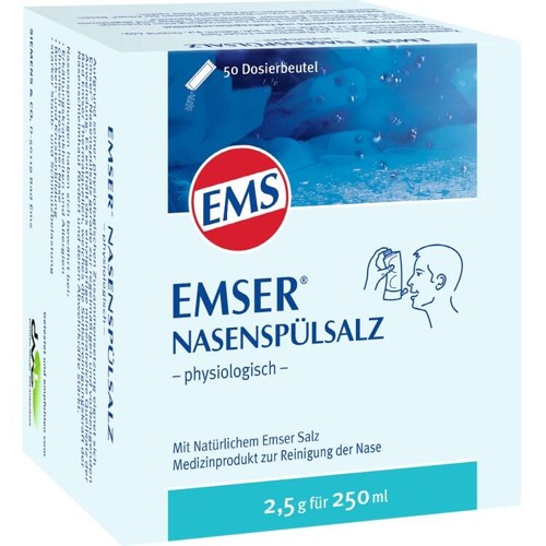 EMSER NASENSPÜLSALZ physiologisch Beutel 50 Stück
