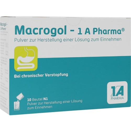 Macrogol - 1 A Pharma Plv.z.Her.e.Lsg.z.Einnehmen 10 Stück