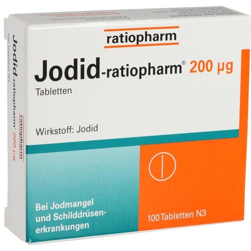 Jodid-ratiopharm 200ug 100 Stück