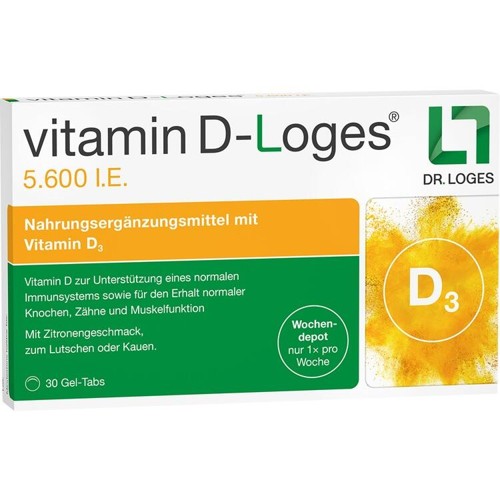 vitamin D-Loges 5.600 I.E. Wochendepot 30 Stück