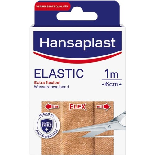 Hansaplast Elastic Pflaster 1mx6cm 1 Stück