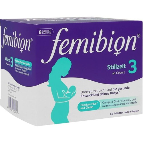 Femibion 3 Stillzeit Kombipackung 112 Stück