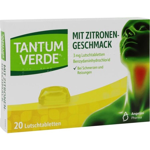 Tantum Verde 3mg mit Zitronengeschmack 20 Stück