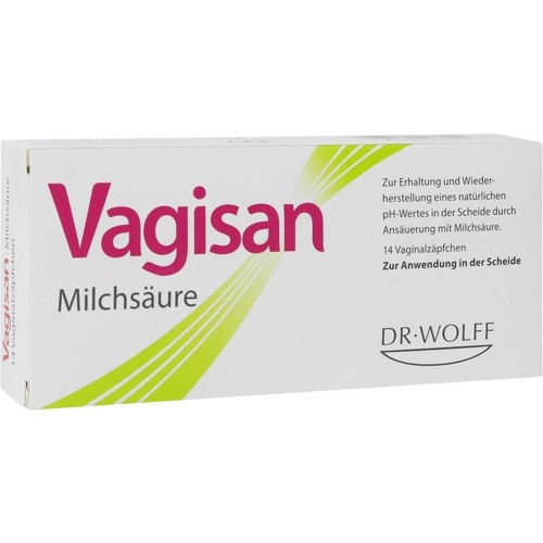 Vagisan Milchsäure Vaginalzäpfchen 14 Stück