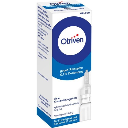Otriven 0.1% Dosierspray o.Konservierungsstoffe 10 Milliliter