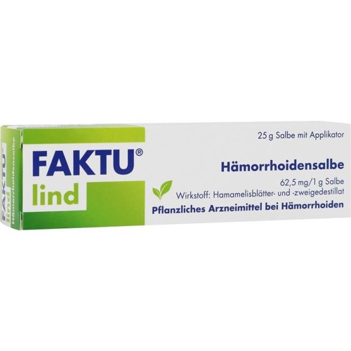 Faktu lind Hämorrhoidensalbe 25 Gramm