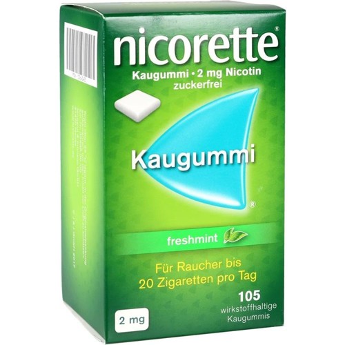 Nicorette Freshmint Kaugummi 2mg 105 Stück