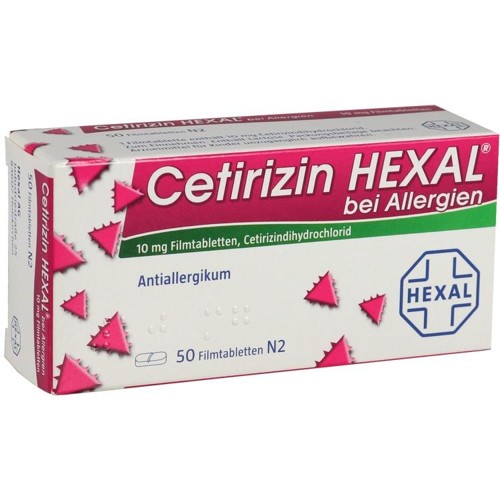 Cetirizin Hexal bei Allergien 50 Stück