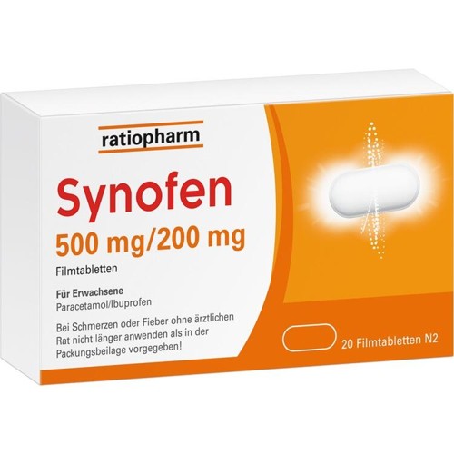 Synofen 500 mg/ 200 mg Filmtabletten 20 Stück