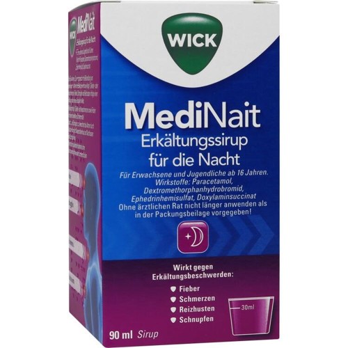 WICK MediNait Erkältungssirup für die Nacht 90 Milliliter