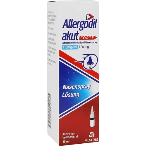 Allergodil akut forte 1.5mg/ml Nasenspray Lösung 10 Milliliter