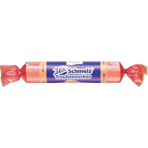 Soldan Tex Schmelz Traubenzucker Orange Rolle 33 Gramm