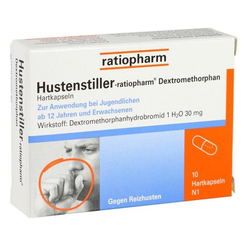 Hustenstiller-ratiopharm Dextromethorphan 10 Stück