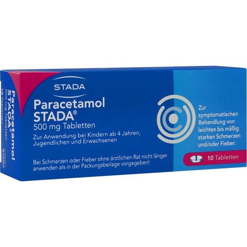 Paracetamol STADA 500mg Tabletten 10 Stück