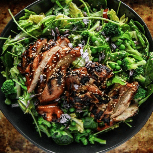Teriyaki Salat Plant based (scharf)