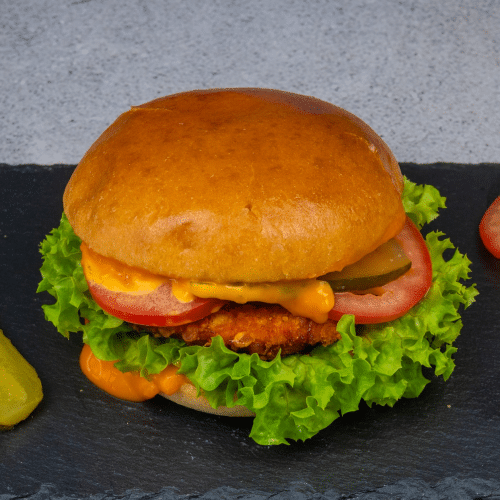 Vegan Crispy Chickenburger