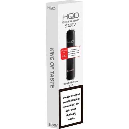 HQD Surv Vape - 600 Black Ice