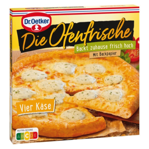 Die Ofenfrische vier Käse