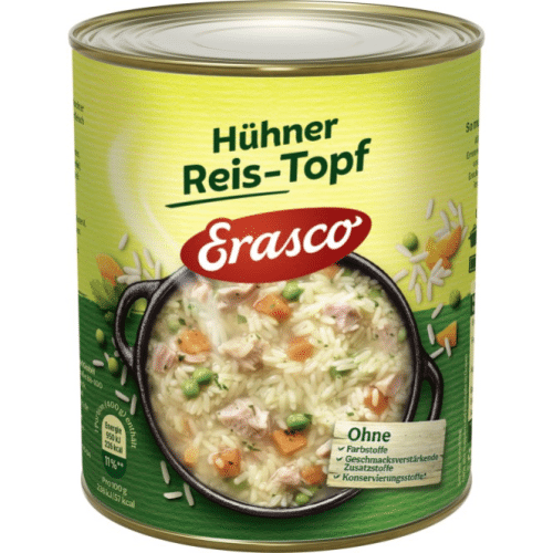 Erasco Hühner Reis Topf