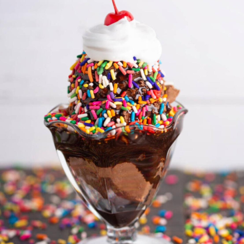 Vanille-Eis Schoko