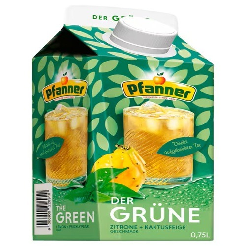 Eistee Zitrone-Kaktusfeige Geschmack 2l