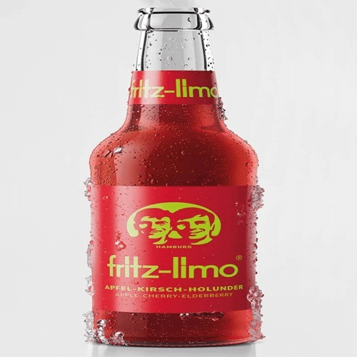 Fritz-Limo Apfel-Kirsch-Holunder 0,33l