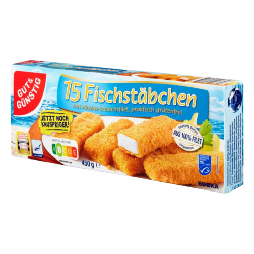 Gut & Günstig Fischstäbchen 15 Stück