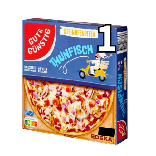 Gut & Günstig Steinofenpizza Thunfisch 1 Stück