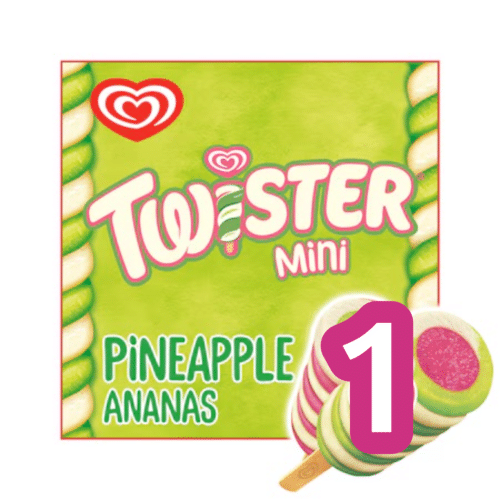 Langnese Twister Mini Pineapple 1 Stück
