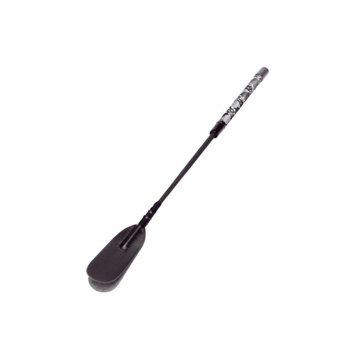 Steamy Split Tip Crop Schwarz