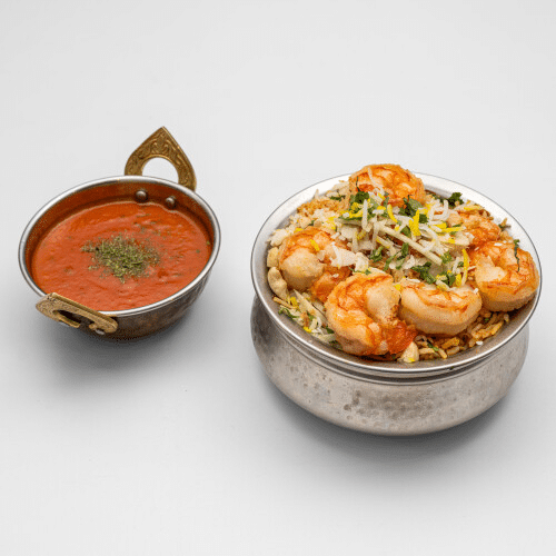 113. Garnelen Biryani