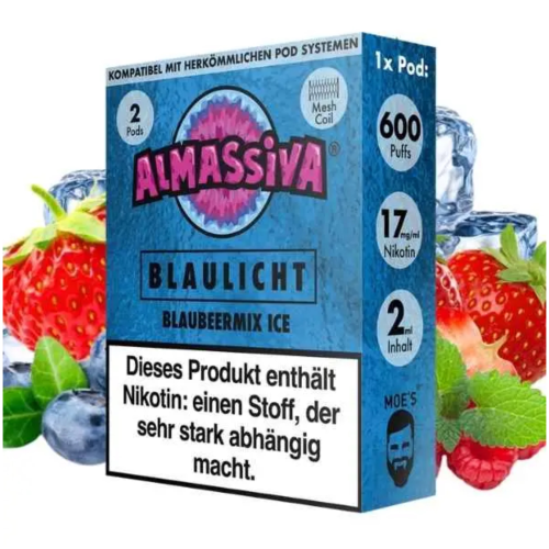 Al Massiva Pods Blueberrymix ice