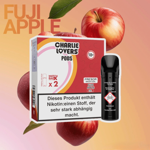 Charlie Lovers Pods Fuji Apple (2er Pack)