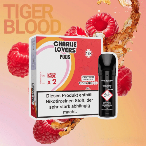 Charlie Lovers Pods  Tiger Blood (2er Pack)