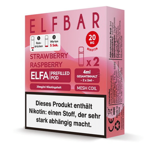 Elf Bar - Elfa Pod Strawberry Raspberry