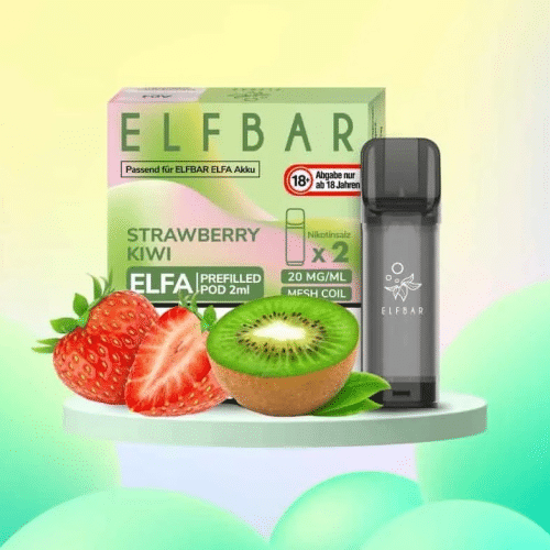 Elf Bar Elfa Strawberry Kiwi Prefilled Liquid Pod 2er Pack