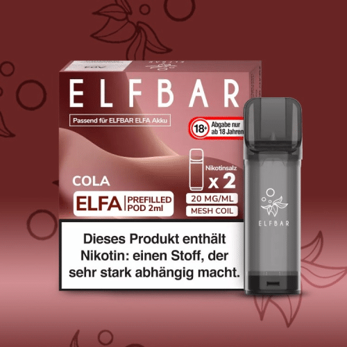 Elfbar Elfa Pods Cola 20mg I 2 Stk