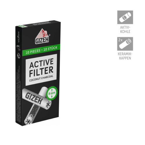Gizeh Black Active Filter 8mm