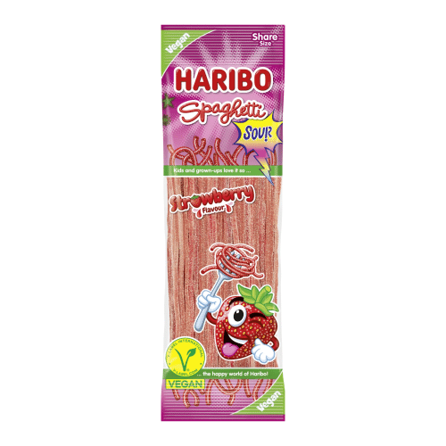 Habibi Spaghetti Strawberry (Helal) 200g
