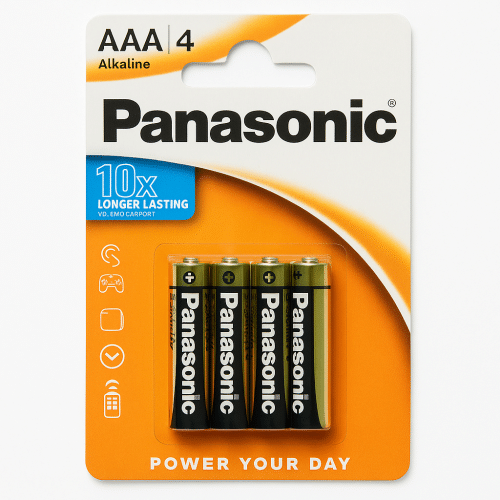 Panasonic Aaa Batterien 4er Pack Alkaline Power