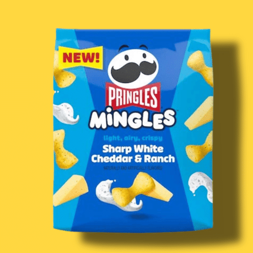Pringles Mingles sharp white cheddar and ranch 155g