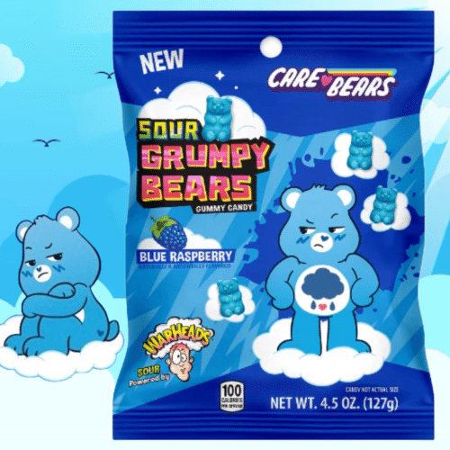 Warheads Sour Grumpy Bears 127g
