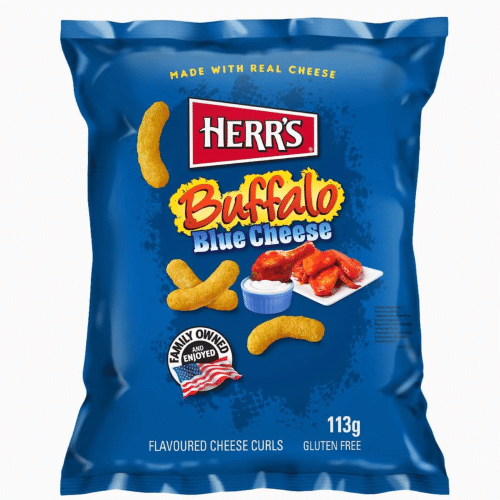 Herr's Käselocken mit Buffalo Blue Cheese-Geschmack 113g