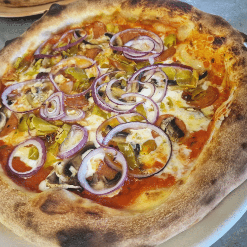 Pizza Diavola (scharf)