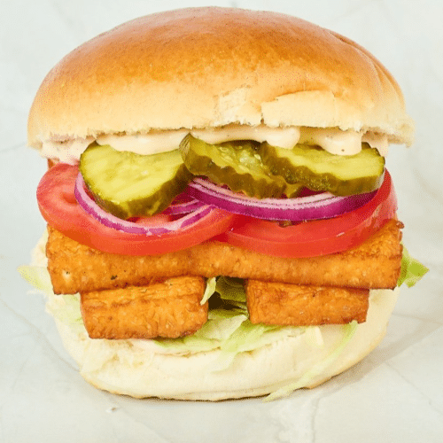 Halloumi Burger (vegan)