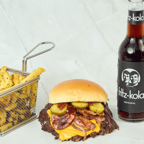 Menü Barbecue Bacon Smash Burger