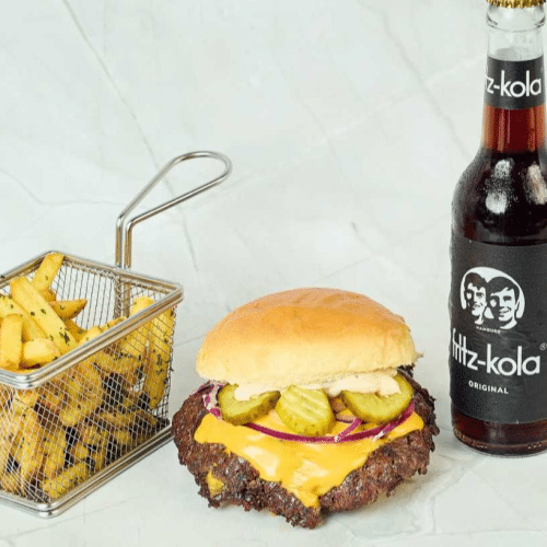 Menü Double Cheesy Smash Burger