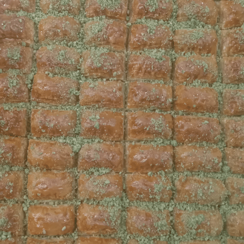 Spezial Baklava mit Original Pistazien (4 Stück)