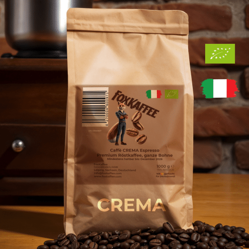 Kaffee Crema 1000g - Italienischer Bio